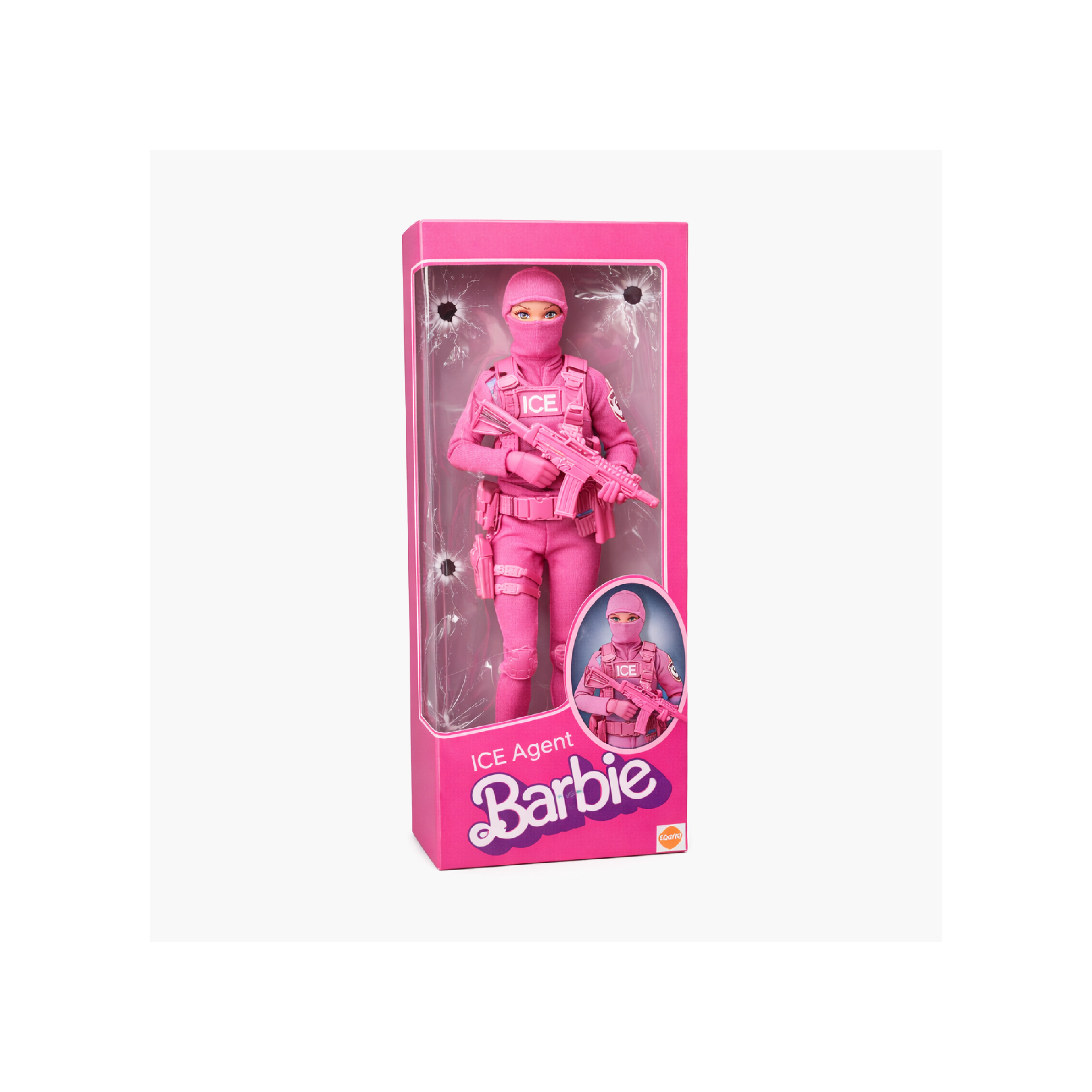 Barbie ICE Agent