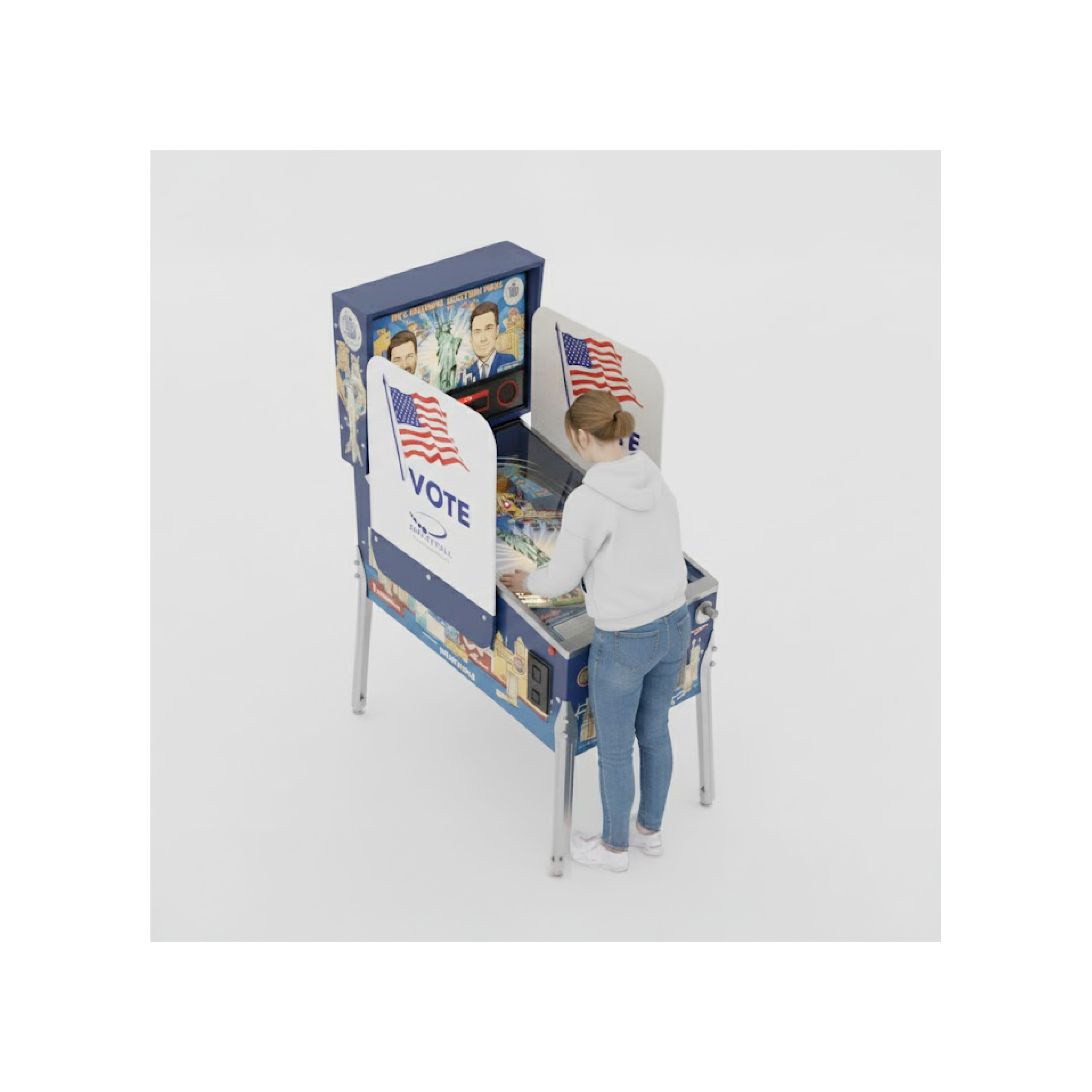 Voting Booth Pinball
